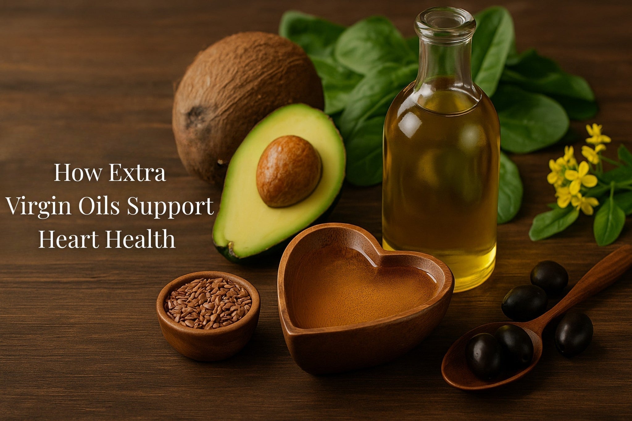 How Extra Virgin Oils Support Heart Health | Benefits & Uses