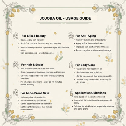 Cold Pressed Jojoba Oil